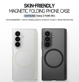 قاب بلو با مگ سیف سامسونگ Blueo Skin Friendly Stain & Slip Resistant Magnetic Case-Orange Ring Samsung